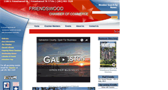 Desktop Screenshot of friendswoodchamber.com